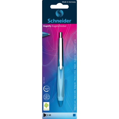 Długopis automatyczny schneider haptify, m, blister, mix kolorów