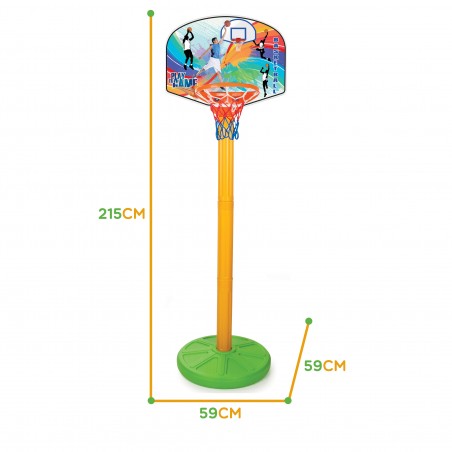 Woopie zestaw koszykówka 215 cm + piłka