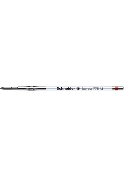 Wkład express 775 do długopisu schneider, m, format x20, czerwony - 10 szt