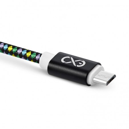 Uniwersalny kabel micro usb exc diamond, 1,5m, czarny/mix kolorów