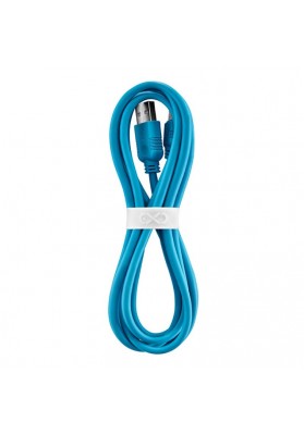 Uniwersalny kabel Micro USB EXC Whippy, 2m, niebieski