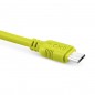 Uniwersalny kabel micro usb exc whippy, 2m, limonkowy