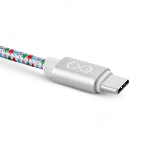 Uniwersalny kabel usb 2.0 do usb-c exc diamond, 1,5m, biały/mix kolorów