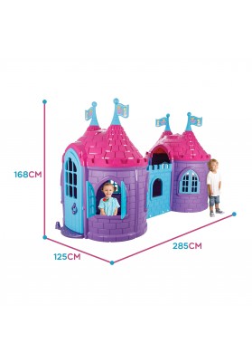 WOOPIE Zamek Księżniczki Dwie Wieże Plac Zabaw dla Dzieci