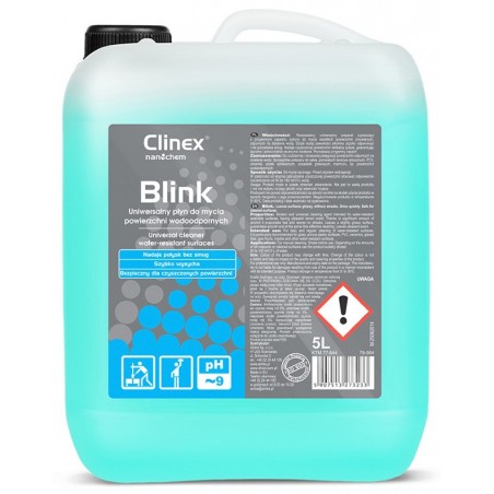 Uniwersalny płyn CLINEX Blink 5L 77-644, do mycia powierzchni wodoodpornych