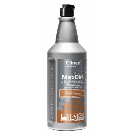 Preparat clinex 4 max dirt 1l, do usuwania tłustych zabrudzeń