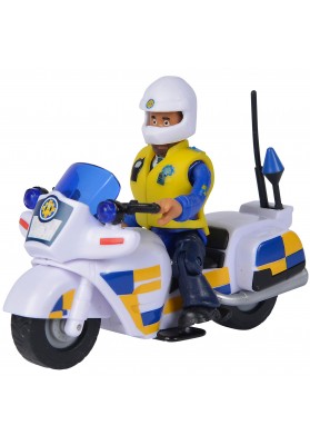 SIMBA Strażak Sam Motor Policyjny z Figurką Malcolma + Akc