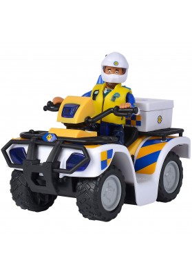 Simba strażak sam quad policyjny z figurką malcolma