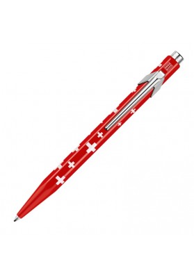 Długopis caran d'ache 849 swiss flag, m, czerwony