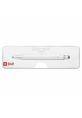 Długopis caran d'ache 849 pop line fluo, m, w pudełku, biały