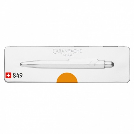 Długopis caran d'ache 849 pop line fluo, m, w pudełku, pomarańczowy