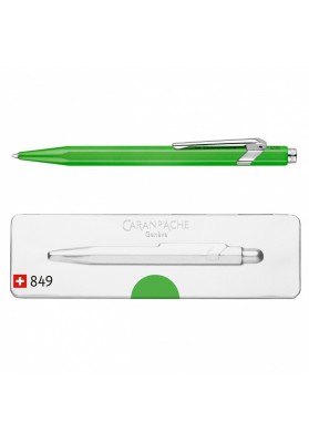 Długopis CARAN D'ACHE 849 Pop Line Fluo, M, w pudełku, zielony