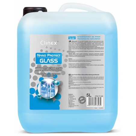 Preparat do mycia szyb clinex nano protect glass 5l