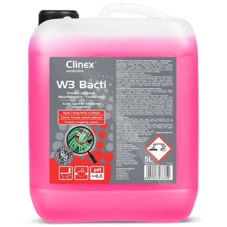 Preparat dezynfekująco-czyszczący clinex w3 bacti 5l