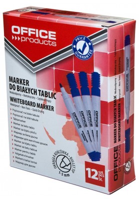 Marker do tablic office products, okrągły, 1-3mm (linia), niebieski