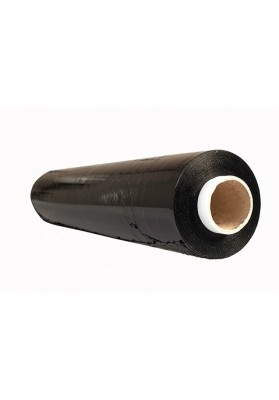 Folia stretch OFFICE PRODUCTS RĘCZNA, 2,5kg netto, szer. 500mm, gr. 23µm, czarna
