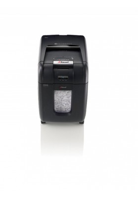 Niszczarka automatyczna REXEL Auto+ 200X, konfetti, P-4, 200 kart., 32l, karty kredytowe/CD, czarna
