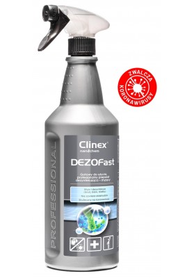 Profesjonalny preparat do mycia i dezynfekcji CLINEX Dezofast 1L, bakteriobójczy, wirusobójczy, grzybobójczy