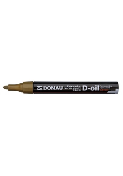Marker olejowy donau d-oil, okrągły, 2,8mm, złoty